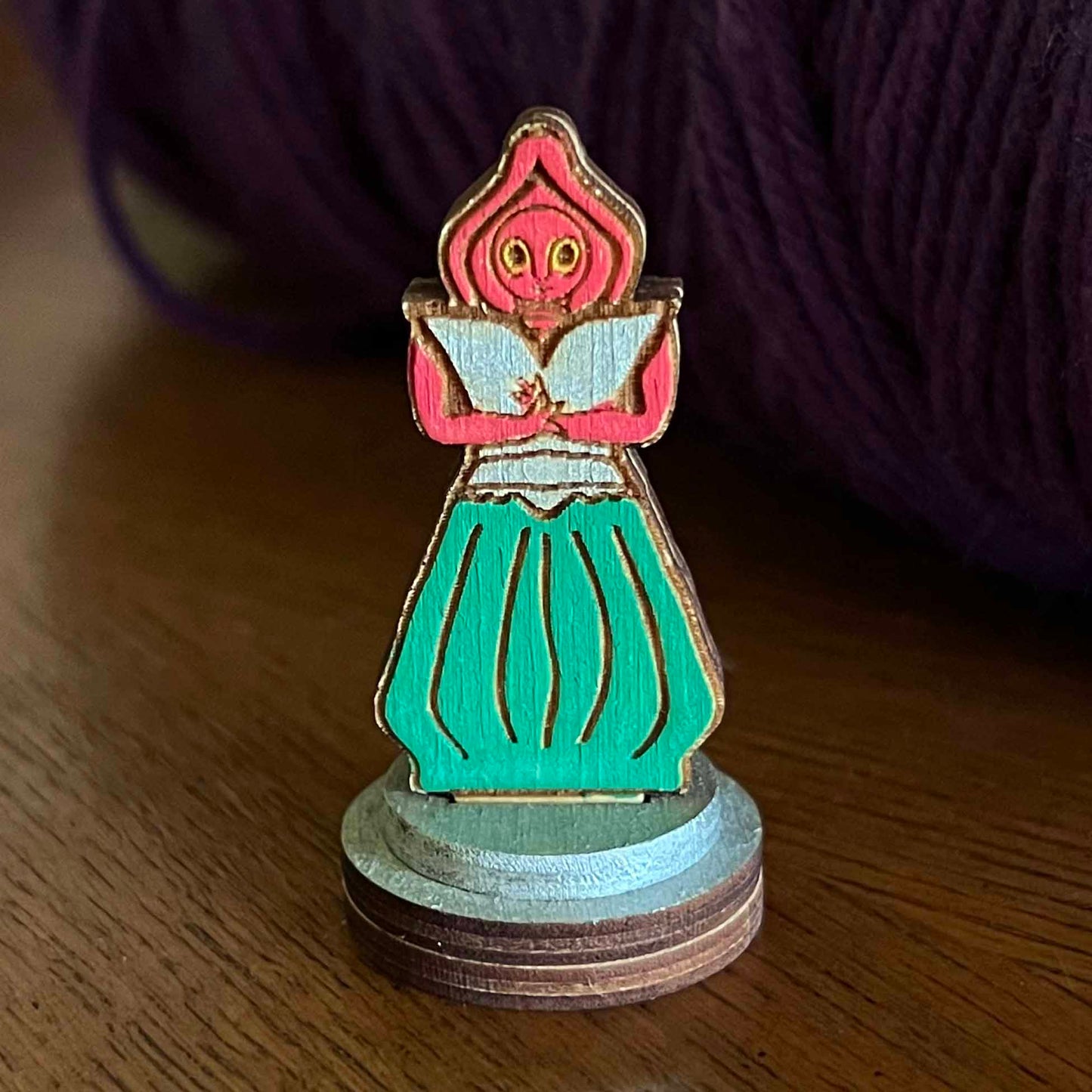 Flatwoods Monster Cryptid Figurine; Melasdesign Handmade; Cryptid Collection; cryptid core; WV cryptid; collectible; figure; figurine; wood; handmade; collectible;