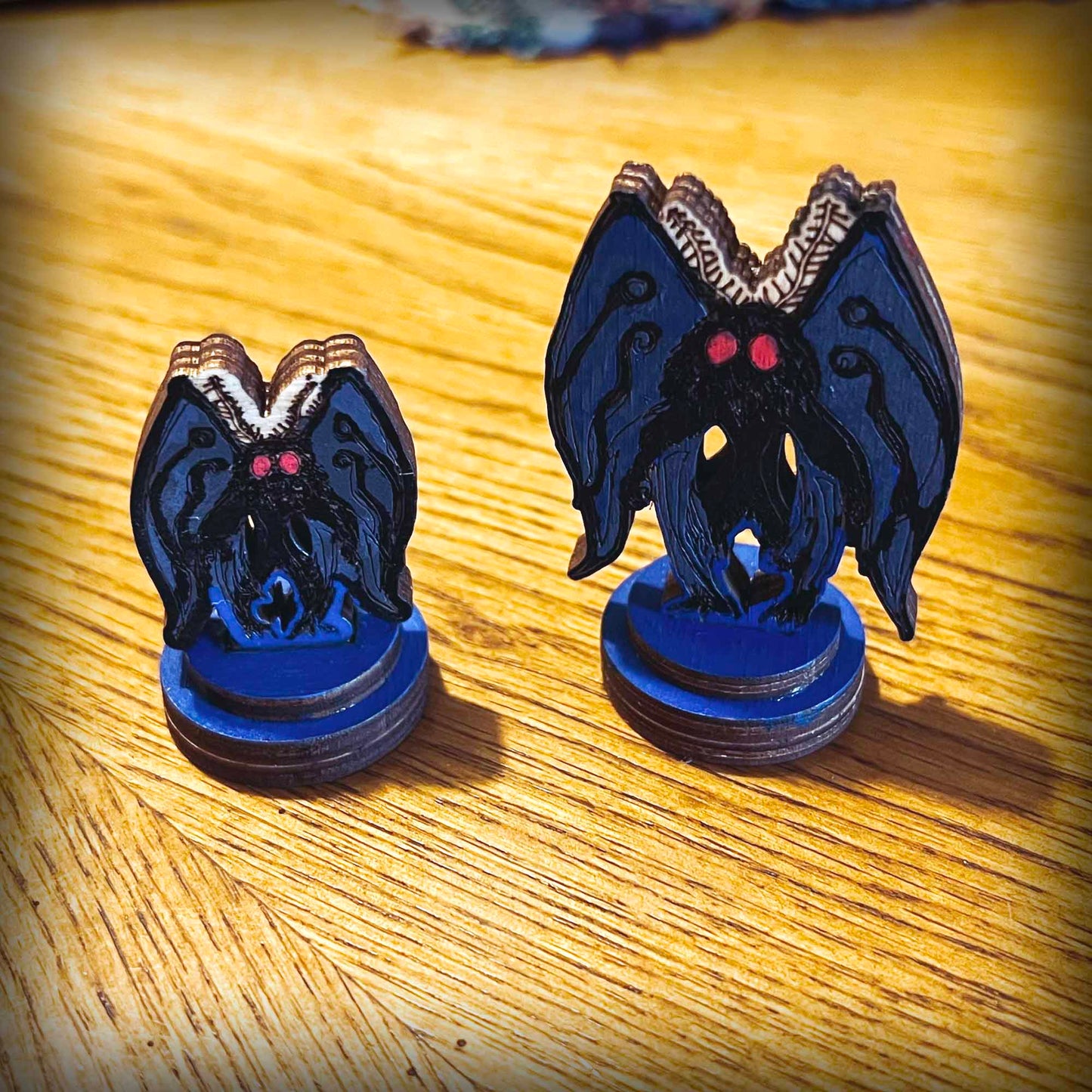 Mothman Cryptid Figurine Hand Painted Original