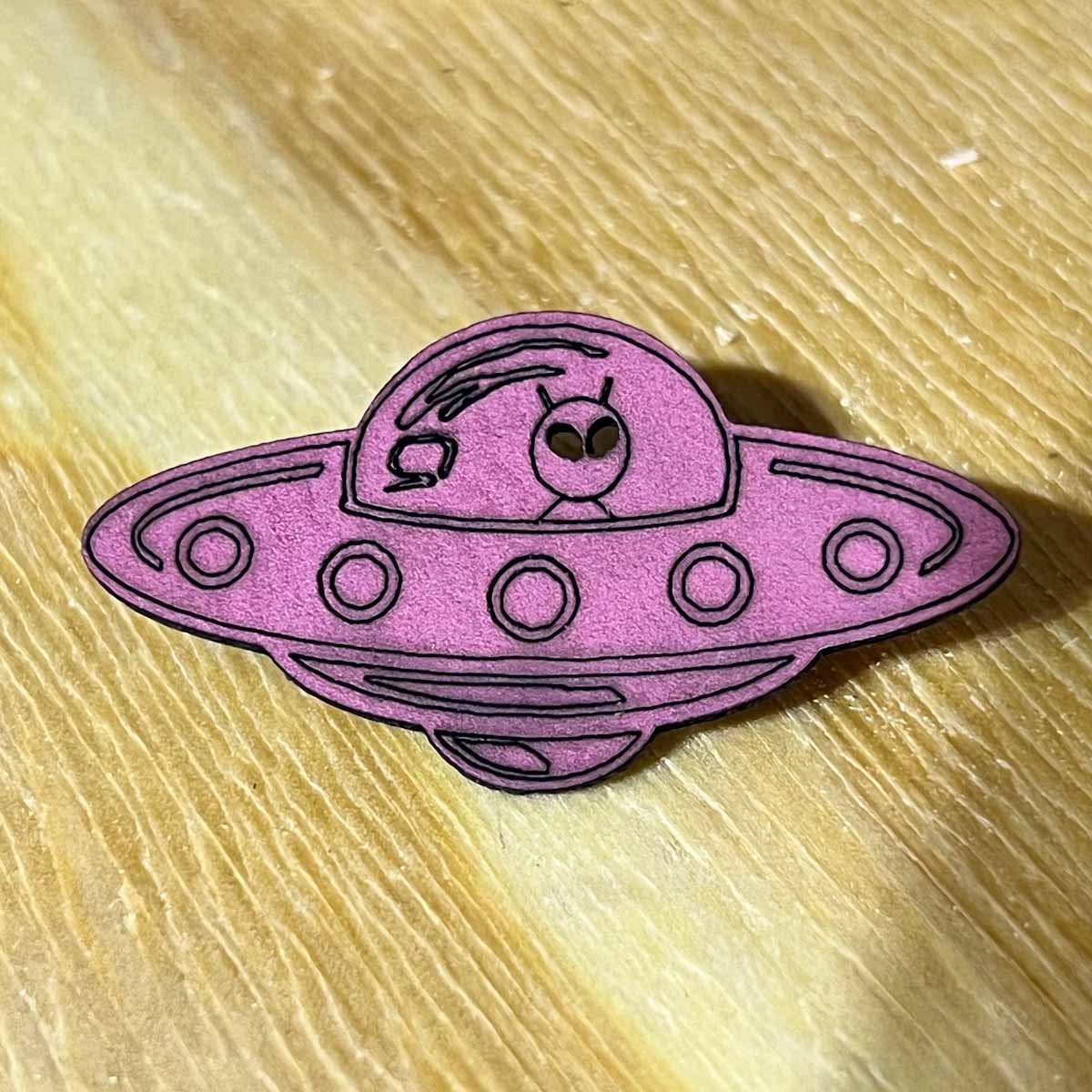 UFO Pin Alien Paranormal