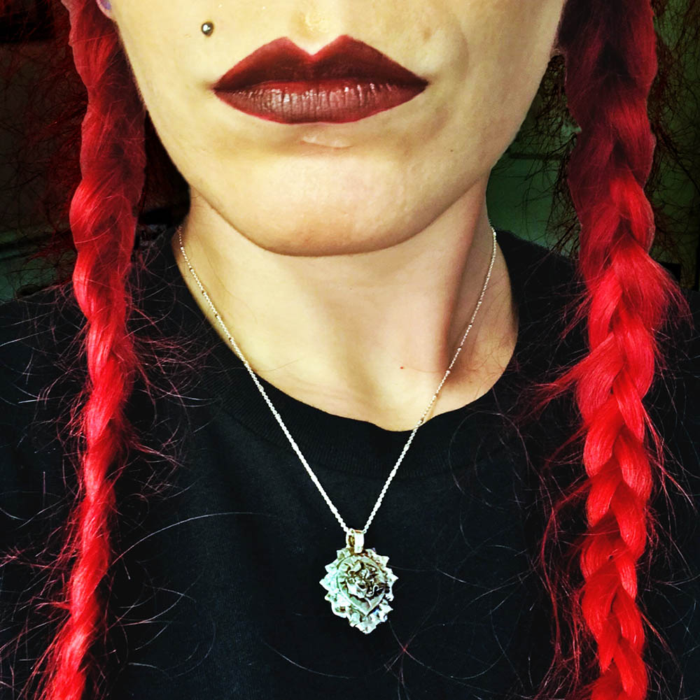 nihilsm; nihilist; handmade silver pendant;