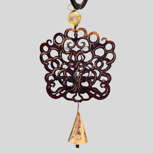 Wooden Tree of Life Chime Bell Hanging Decor