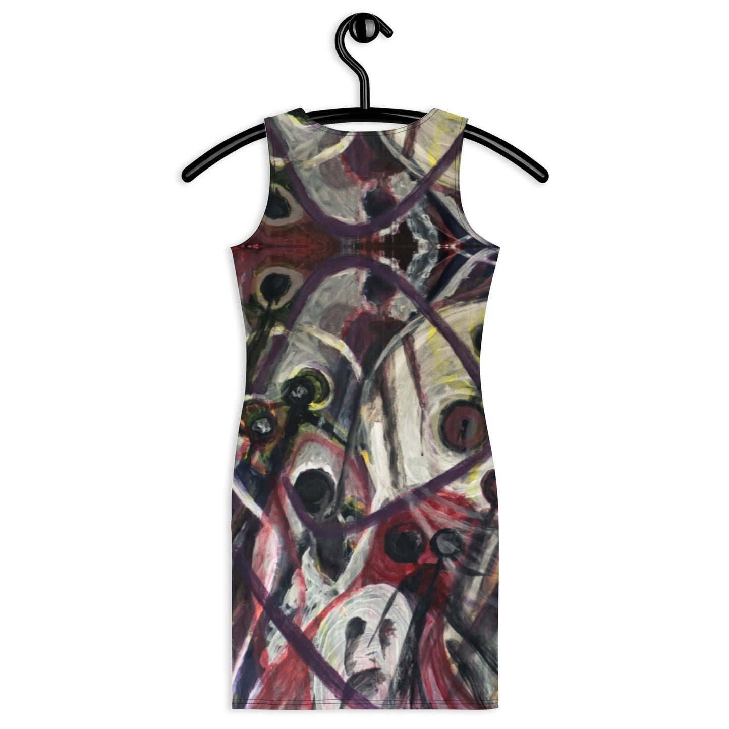 Ghosts Shadow People Gothic Bodycon Dress