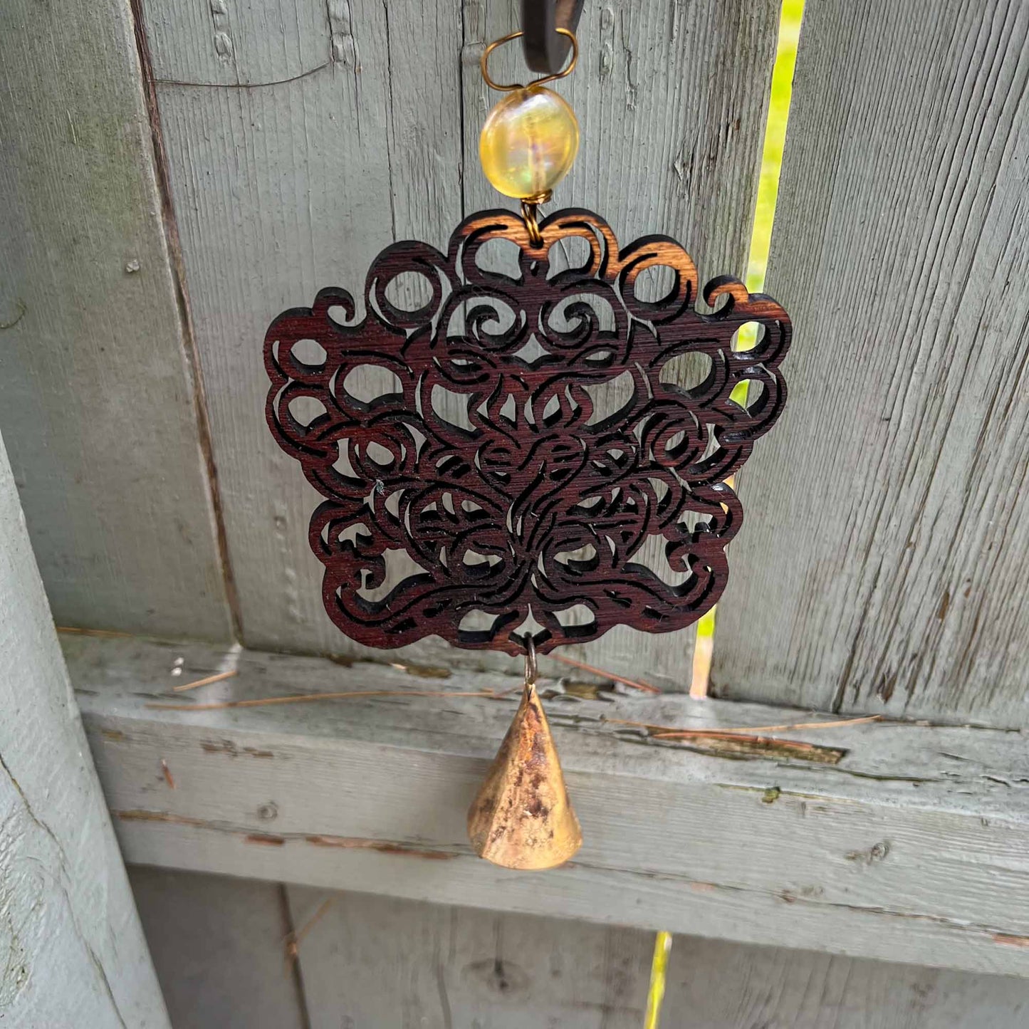 Wooden Tree of Life Chime Bell Hanging Decor