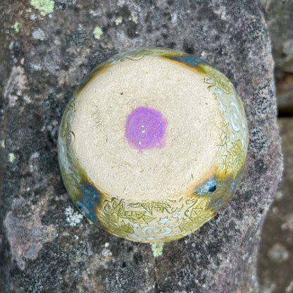 Earthy Celestial Ceramic Bowl Small Handmade