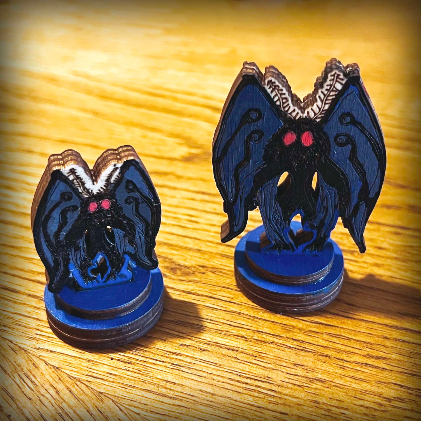 Mothman Cryptid Figurine Hand Painted Original