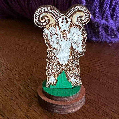 Sheepsquatch Cryptid Figurine; WV cryptids; Melasdesign Handmade; Cryptid Collection; collectible; figurine; figure; the white thing; cryptid core; gift idea