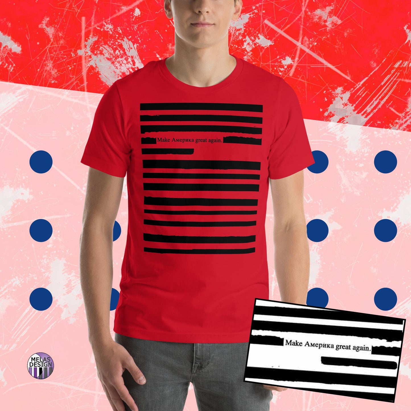 Make America Redacted Cyrillic Unisex T-shirt
