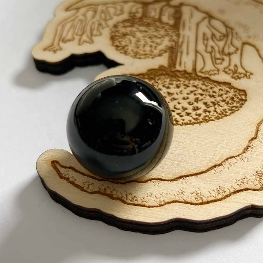 Black Obsidian; Crystal; Ball; Spheres;
