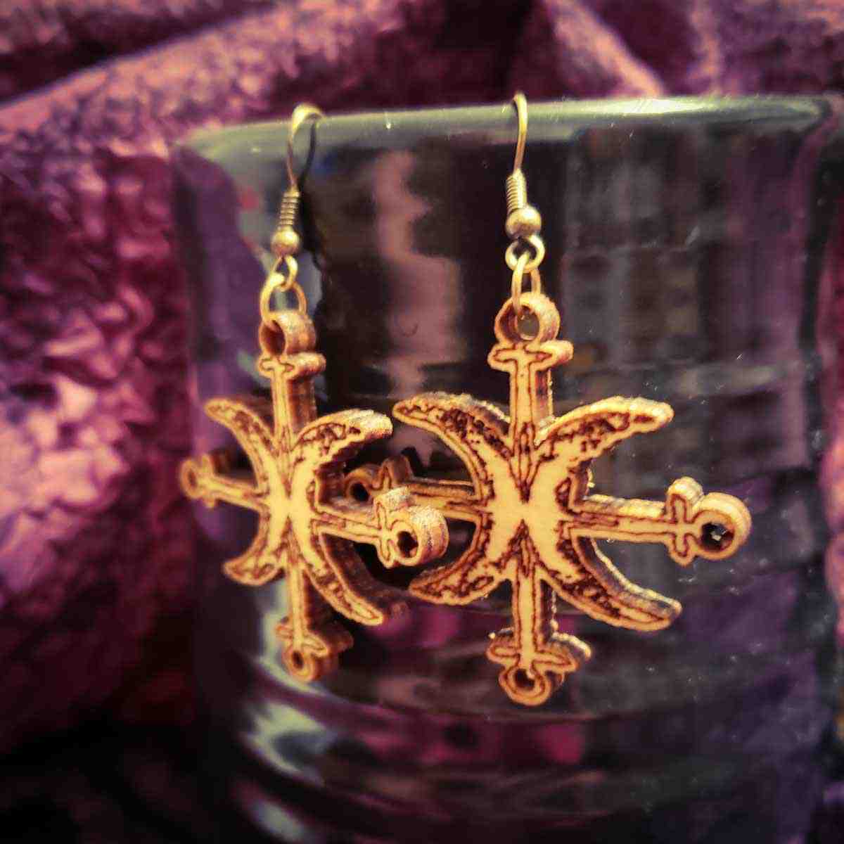 pagan jewelry; Melasdesign; wiccan earrings; gothic; goth; jewelry; cheap; inexpensive