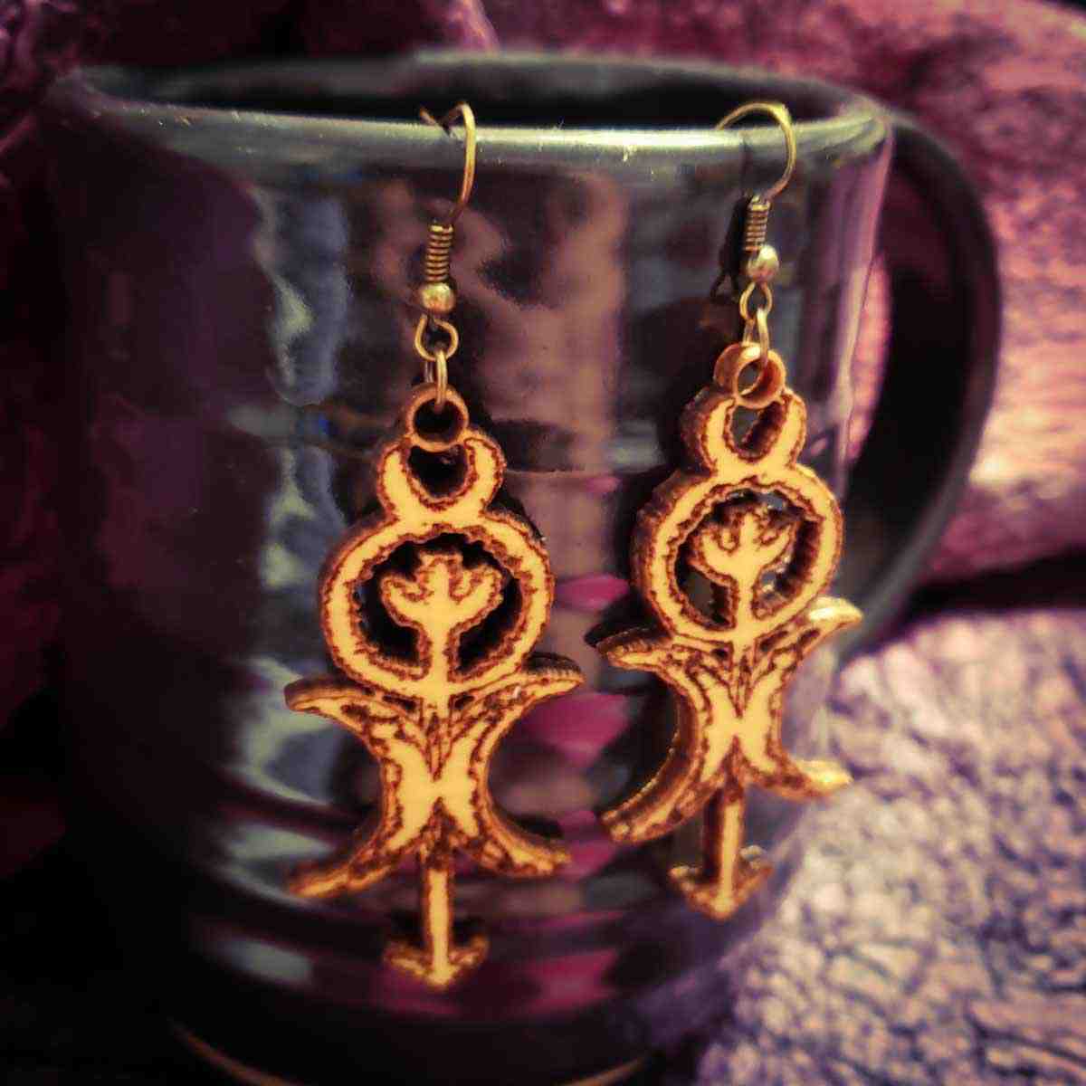witchy earrings; witch earrings; witch jewelry; 