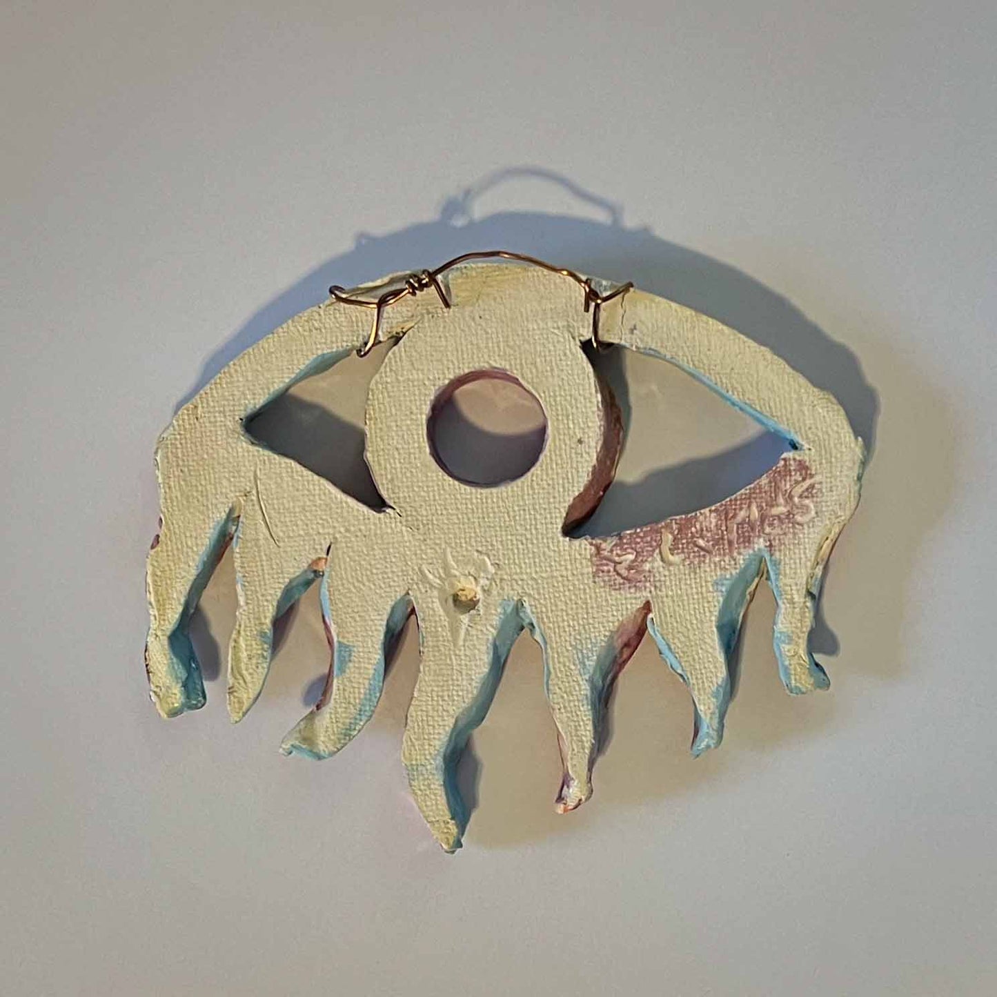 Melas Turquoise Tears Ceramic Eye Wall Art