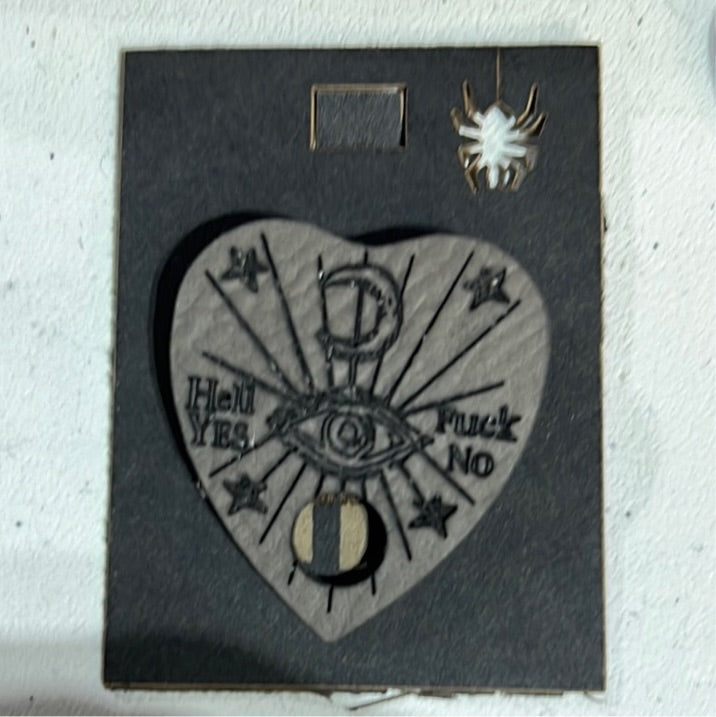 Naughty Ouija Planchette Pinback Buttons
