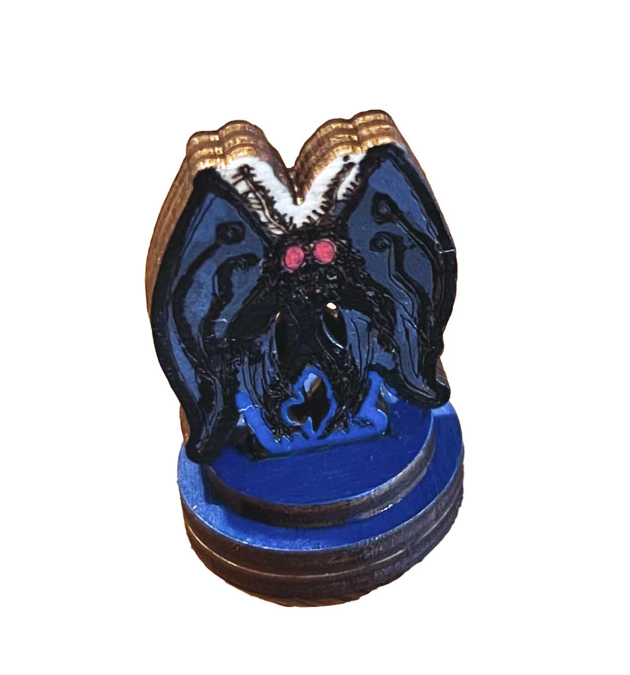 Mothman Cryptid Figurine Hand Painted Original