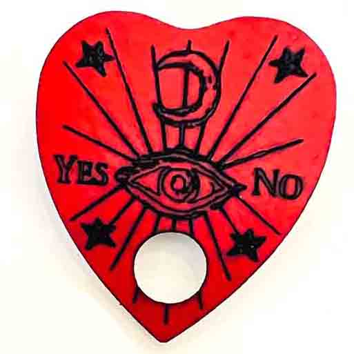 Ouija Planchette Yes No Pin